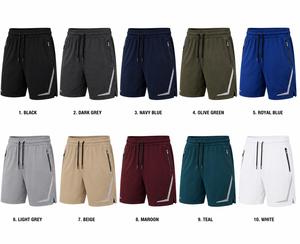Shorts de sport pour hommes à séchage rapide en toile écologique respirante avec cordon de serrage pour la course, la gym, l'entraînement et le fitness - Product Image 6