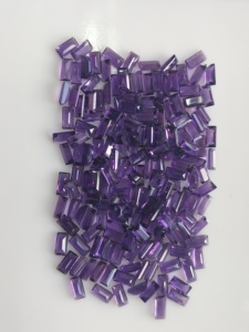 Ametyste africaine naturelle, taille baguette 5x2,5 mm, pierres précieuses de qualité supérieure pour la création de bijoux - Product Image 4