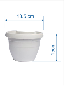 Encantadora maceta de columna de plástico resistente para interiores y exteriores, jardín doméstico utilizado para flores y plantas - Product Image 5