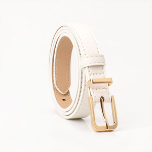 Stylish Formal Cow Hide Leather Polo Belt with Copper Buckle Trendy Animal Print Fashion Belt for Men and <b>Women</b> - Product Image 2