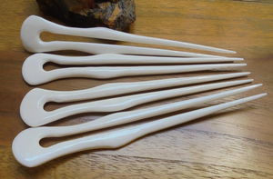 Épingle à cheveux en os de buffle 100% sur mesure, de qualité supérieure, pour femmes et jeunes filles, accessoire pour cheveux longs, artisanat naturel - Product Image 5