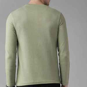 Camiseta de Verano de Alta Calidad, Transpirable, Ligera, de Punto Suave, para Uso Diario, Elegante, con Tela Premium Tipo Waffle - Product Image 4