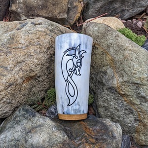 <b>Table</b> Were Use Shot Horn Glass Viking Drinking Horn Glass for Hotel Home Restaurant Kitchen and Tabletop Horn Wine Glass Party - Product Image 5