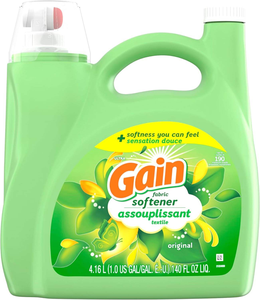 Adoucissant textile liquide Gain, parfum original, 140 fl oz (liquide), 190 lavages, toucher doux - douceur que vous pouvez sentir - Product Image 5