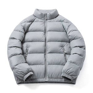 Outfitize International Oversized Puffer Jacket Wholesale Streetwear Shiny Finish <b>Coat</b> - Product Image 5