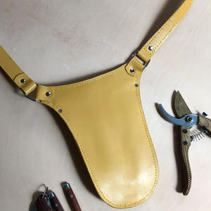 Ceinture porte-outils en cuir pour designer professionnel, robuste, avec porte-ciseaux et porte-sécateur, pour l'organisation des outils - Product Image 3