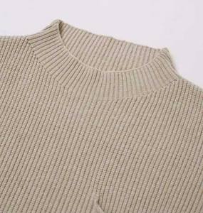 Suéter Holgado y Transpirable con Cuello Redondo para Mujer, Jersey de Punto Ecológico, Suéter Otoñal Transpirable para Damas Modernas - Product Image 2