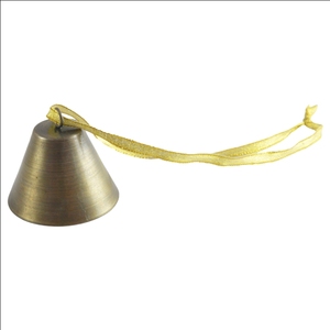 Campana Decorativa Colgante para Árbol de Navidad con Diseño de Acabado Color Cobre, Ideal para Decoración Festiva, Adorno Metálico - Product Image 4