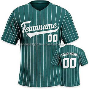 Custom Plain Baseball Jersey for Men Button <b>Down</b> Shirts Breathable & Printed Design Active Team Sports Custom Team Name - Product Image 1