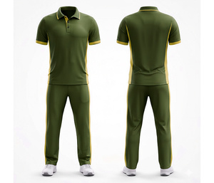 Wholesale Sublimation <b>Cricket</b> Uniform for Training & Matches | Men Women Youth <b>Cricket</b> Wears Polo Shirt and Trouser Full Team - Product Image 5