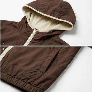 Veste coupe-vent sur mesure, service OEM, style décontracté et sportif, tissu respirant pour un style de vie actif. - Product Image 2