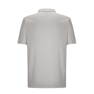 Polo homme gris premium 2026 à manches courtes avec poche zippée, décontracté, tricoté, respirant, design uni, coupe classique - Product Image 2