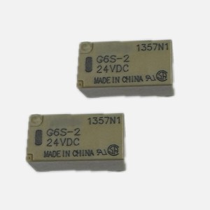 Relé de Señal Original G6S-2 DC24 DPDT (2 Formas C) 2A PCB de Montaje Pasante 24VDC para OMRON - Product Image 1