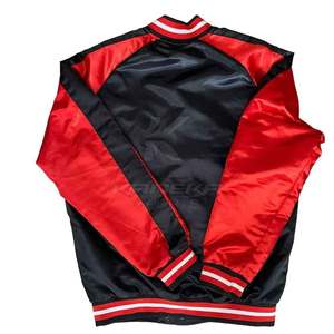 Men's Silk Jackets Stand Eco-Friendly Breathable Lightweight Outerwear Soft Fabric <b>Covered</b> <b>Button</b> Closure Modern Casual Winter - Product Image 6