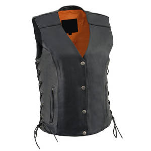 Dernier design, prix raisonnable, gilet en cuir pour homme, qualité supérieure, best-seller, respirant, fabriqué au Pakistan - Product Image 1
