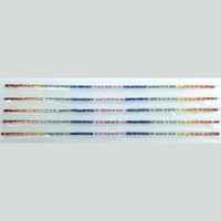 Saphirs naturels multicolores de 2 mm et 4 mm, taillés en baguette, qualité AAA++, certifiés IGI, en bandes, faits à la main en Inde