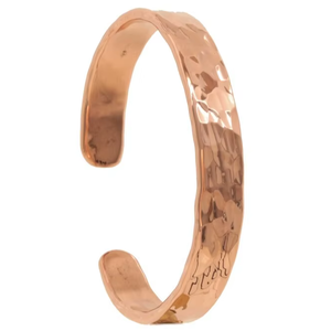 Antique Creations Luxury Hammered Copper Bracelet-Handmade Adjustable Pure Copper Bangle Customizable Size Promotional <b>Gift</b> - Product Image 1
