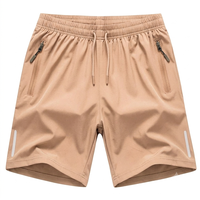 Shorts Bermuda Homme OEM de Qualité Supérieure en Coton Kaki avec Cordon de Serrage, Couleur Unie, Taille Mi-Haute, Tissu Tissé Respirant avec Poches