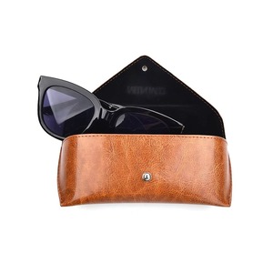 Étui optique en cuir véritable avec intérieur souple, protection pour lunettes de soleil, vente en gros, articles en cuir personnalisés LGC-0069 - Product Image 4