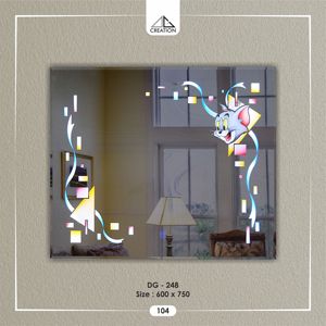 กระจก LED รุ่นนี้มีดีไซน์ร่วมสมัย ช่วยเพิ่มความหรูหราให้กับทุกห้อง เช่น ห้องน้ำ หรือพื้นที่แต่งตัว DG 248 - Product Image 5