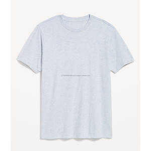 เสื้อยืดผู้ชายลำลองขายส่ง ผ้าฝ้าย 100% สีพื้น คอกลม เสื้อยืดเปล่าสำหรับสกรีน ปักโลโก้ได้ - Product Image 3