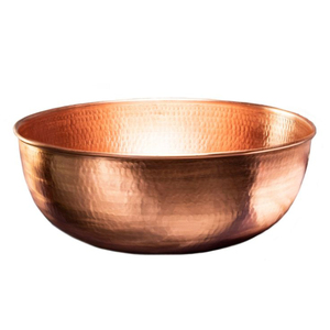 Bol en cuivre martelé fait main, bol de service vintage en métal pour servir les aliments et offrir en cadeau, bol en cuivre en solde - Product Image 4