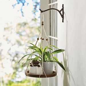 Case migliori giardino 0,7 lb corda esterna con tavolo in legno 12 \ "lunghezza X 28 \" altezza X 12 \ "larghezza scaffali da parete e da esposizione - Product Image 1