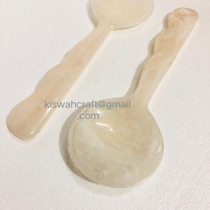 Ensemble de couverts à salade en résine de conception américaine de couleur verte avec de nouveaux outils de serveur à salade de conception et d'emballage faits à la main - Product Image 6