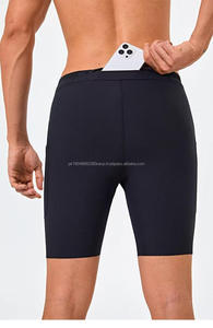 Pantalones Cortos Deportivos de Compresión para Hombre, Shorts Ajustados de Nailon y Spandex para Gimnasio, Correr - Product Image 3