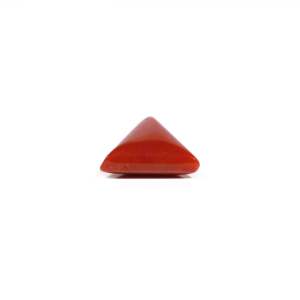 7 Carat Synthetic Red Coral Oval Cabochon Loose Gemstone Lot for Jewelry - Product Image 3
