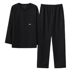 Pijama de algodón 100% Vintage de lujo para mujer, ropa de dormir con cintura elástica, patrón estampado suave, pijama de punto para mujer para verano - Product Image 2
