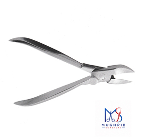 Coupe-ongles à ressort caché, avec verrouillage par vis, finition mate, acier inoxydable, lame droite tranchante de 11,5 cm - Product Image 2