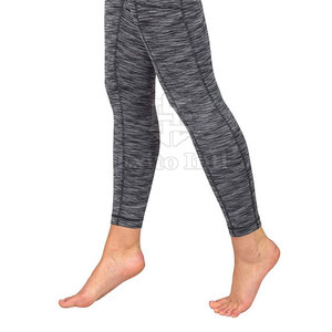 High Quality Customized Women Yoga <b>Leggings</b> Elastic Waist Solid Breathable High Quality Spandex/<b>Nylon</b> Pants for Online Sale - Product Image 6