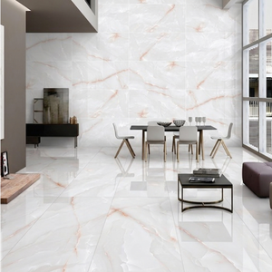 Moderna Baldosa de Porcelana Gris Canaria de Alto Brillo para Piso y Pared, Varios Tamaños, Pulida, para Interiores, Ideal para Hoteles de Lujo y Decoración del Hogar - Product Image 1