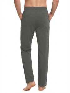 Pantalon de jogging pour homme en coton 100% de haute qualité, personnalisé, avec cordon de serrage, poches latérales, taille élastique, décontracté, léger, pour le printemps - Product Image 2