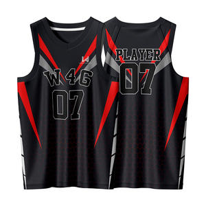 Jersey Personalizado Sublimado con Transferencia de Calor, 100% Poliéster, Transpirable, de Malla, que Absorbe la Humedad, sin Mangas, Reversible - Product Image 4