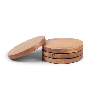 Posavasos Cuadrados Contemporáneos de MDF, Ecológicos, de 10 mm de Grosor, 10 cm, con Grabado Láser Personalizado, para Regalo - Product Image 3
