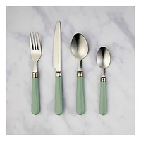 Ensemble de couverts de style victorien antique avec manches en nacre véritable sculptées à la main et finition plaquée argent sterling à vendre