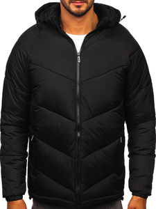 Blouson matelassé élégant pour homme, chaud et confortable avec fermeture éclair, idéal pour le temps froid et la mode urbaine - Product Image 6