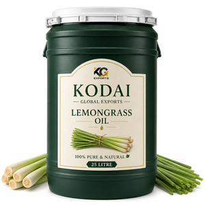 Aceite Esencial de Limoncillo de Tamil Nadu 100% Puro y Natural de Primera Calidad, Destilado al Vapor, para Aromaterapia y Cuidado Facial, Kodai Global Export - Product Image 1