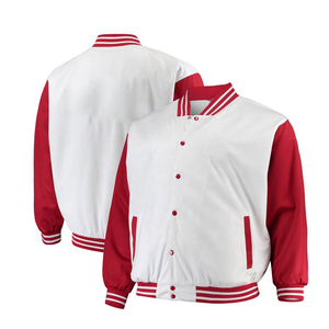 Men's Casual V-Neck Breathable Embossed Polyester/Cotton Varsity Jacket with <b>Covered</b> <b>Buttons</b> Polyester Wadding Filled for Winter - Product Image 4