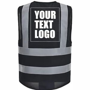 Gilet de sécurité réfléchissant vert haute visibilité, logo personnalisé, vêtements de travail unisexes, matière polyester, classe 2 ANSI - Product Image 6