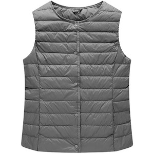 Chaleco corto ligero de plumón para mujer, precio al por mayor. - Product Image 6