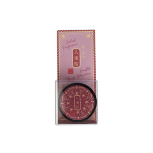 Solid <b>Perfume</b> Round Fragrance Compact <b>Perfume</b> Cake in Vintage Pink Packaging for Gift and Daily Use - Product Image 1