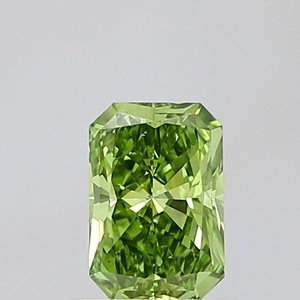 Diamant de laboratoire de 0,79 carat, taille radiant, vert vif fantaisie, VS2, certifié IGI, diamant CVD en vrac, vente en gros pour la fabrication de bijoux - Product Image 1