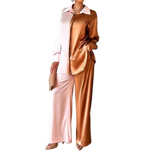 Bloc de couleur en vrac personnalisé printemps automne deux pièces 2026 - Product Image 2