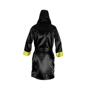 Robe en satin de soie respirante et confortable, design personnalisé de qualité supérieure, vente en gros, robe à capuche de boxe, art martial personnalisé - Product Image 2