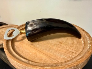 Vintage Eco-Friendly Rustic Buffalo Horn Handle <b>Bottle</b> Opener Unique Handcrafted Kitchen Tool Corkscrews Openers Housewarming - Product Image 2