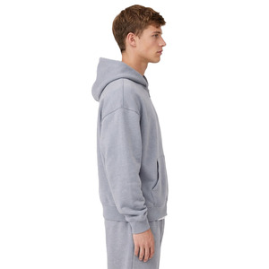 Oversized Zip Up Hoodies Cotton Fleece Streetwear Full Zipper Loose Fit Custom Logo Hoodies Factory Direct Wholesale OEM - Product Image 5