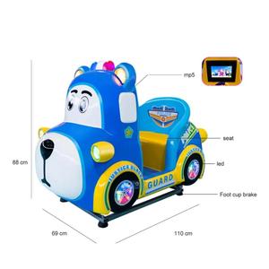 Máquina de Paseo para Niños con Forma de Perro Eléctrico, de Calidad de Exportación, Fabricada en FRP, Funciona con Monedas, con Efectos de Sonido y Luces Interactivas - Product Image 4